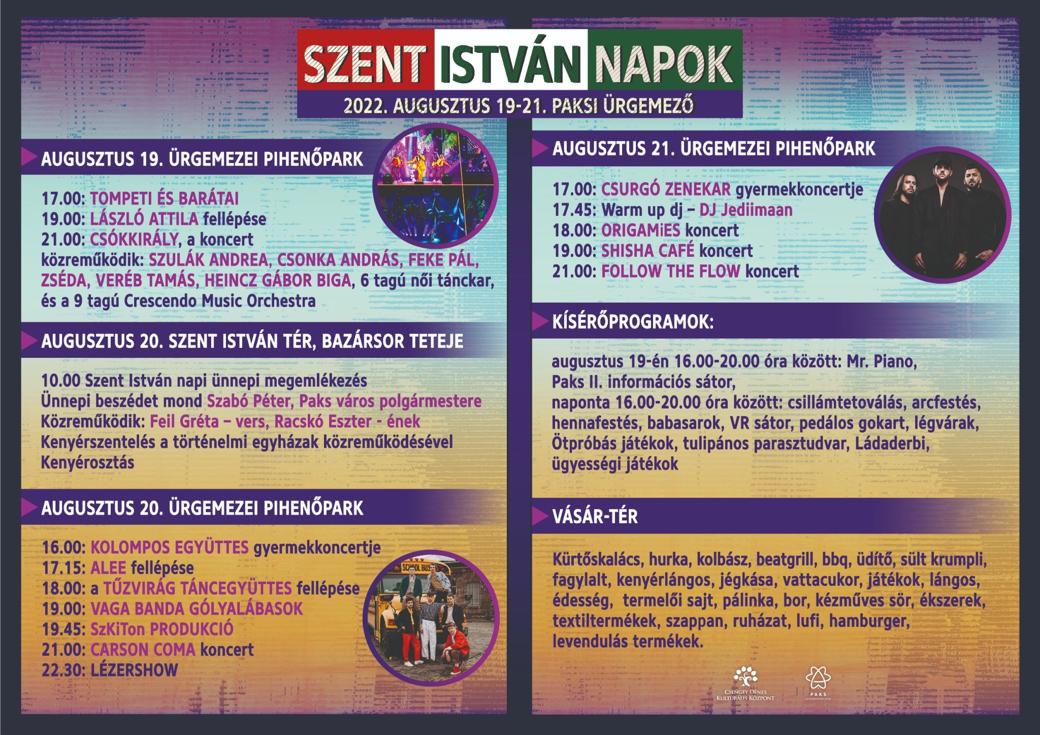 Ez lesz a Szent István Napok programja