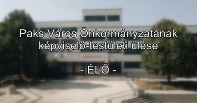 Paks Város Önkormányzatának képviselő-testületi ülése 2024.11.27.